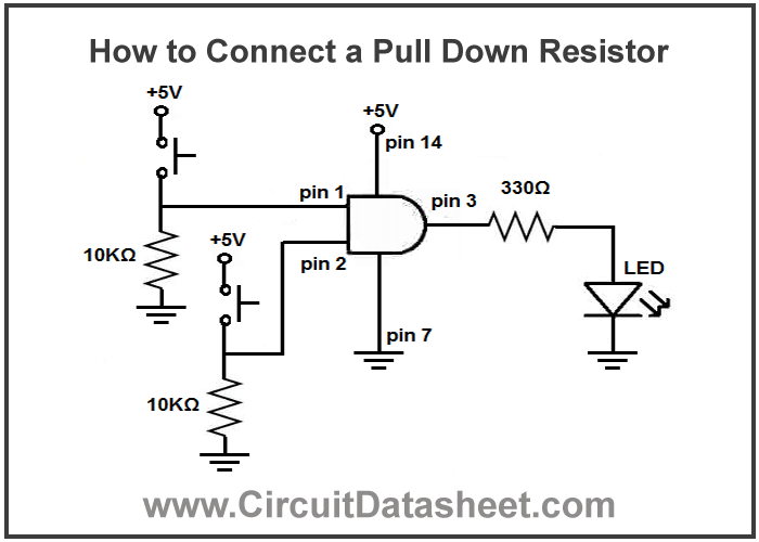 AND-gate-circuit-using-pull-down-resistors