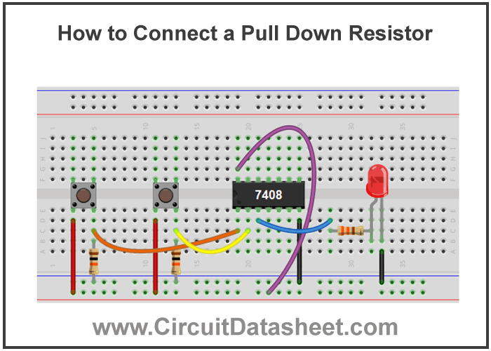 How-to-Connect-a-Pull-Down-Resistor-circuit-diagram