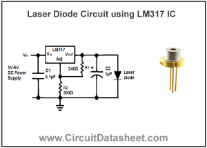 Laser-Diode-Driver-Using-LM317-Voltage-Regulator-IC