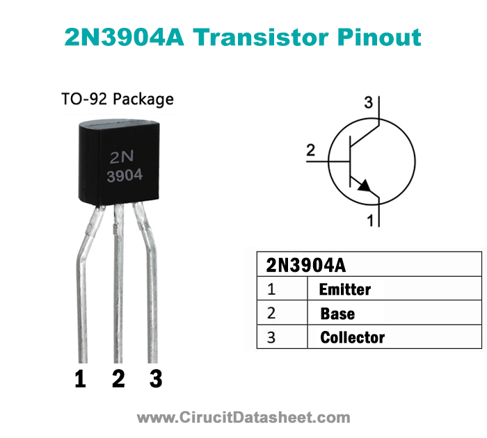 2N3904 Transistor its Working, Equivalent and transistor Pinout