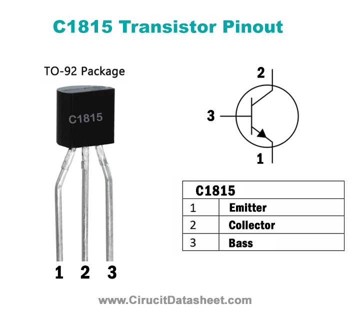 C1815 transistor pinout