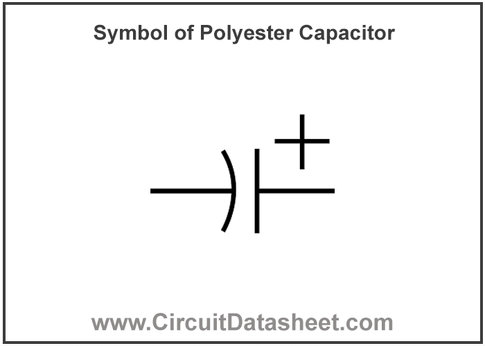Symbol of Polyester Capacitor