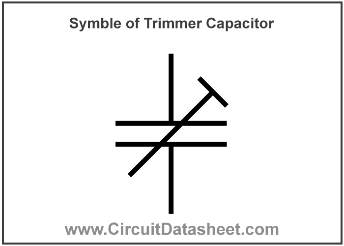 Symbol of Trimmer Capacitor